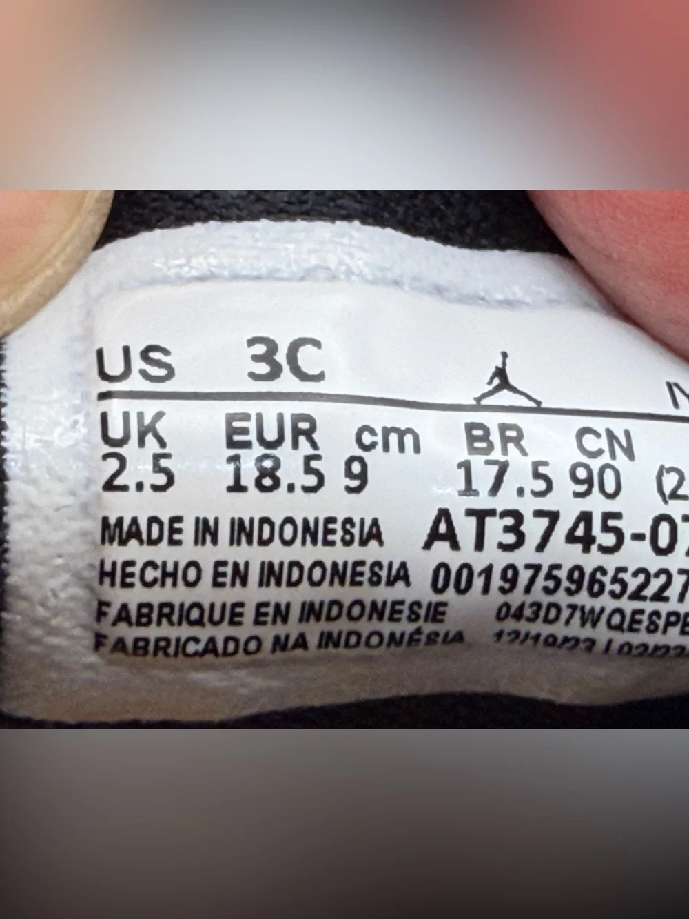 🚼 New Infant Jordan 1 Retro High OG Black Metallic Gold Size 3C
